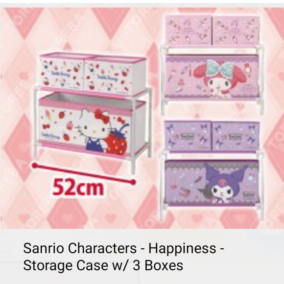 Sanrio Characters My Melody Happiness 2-Tier Storage Shelf - Picture 5 of 5